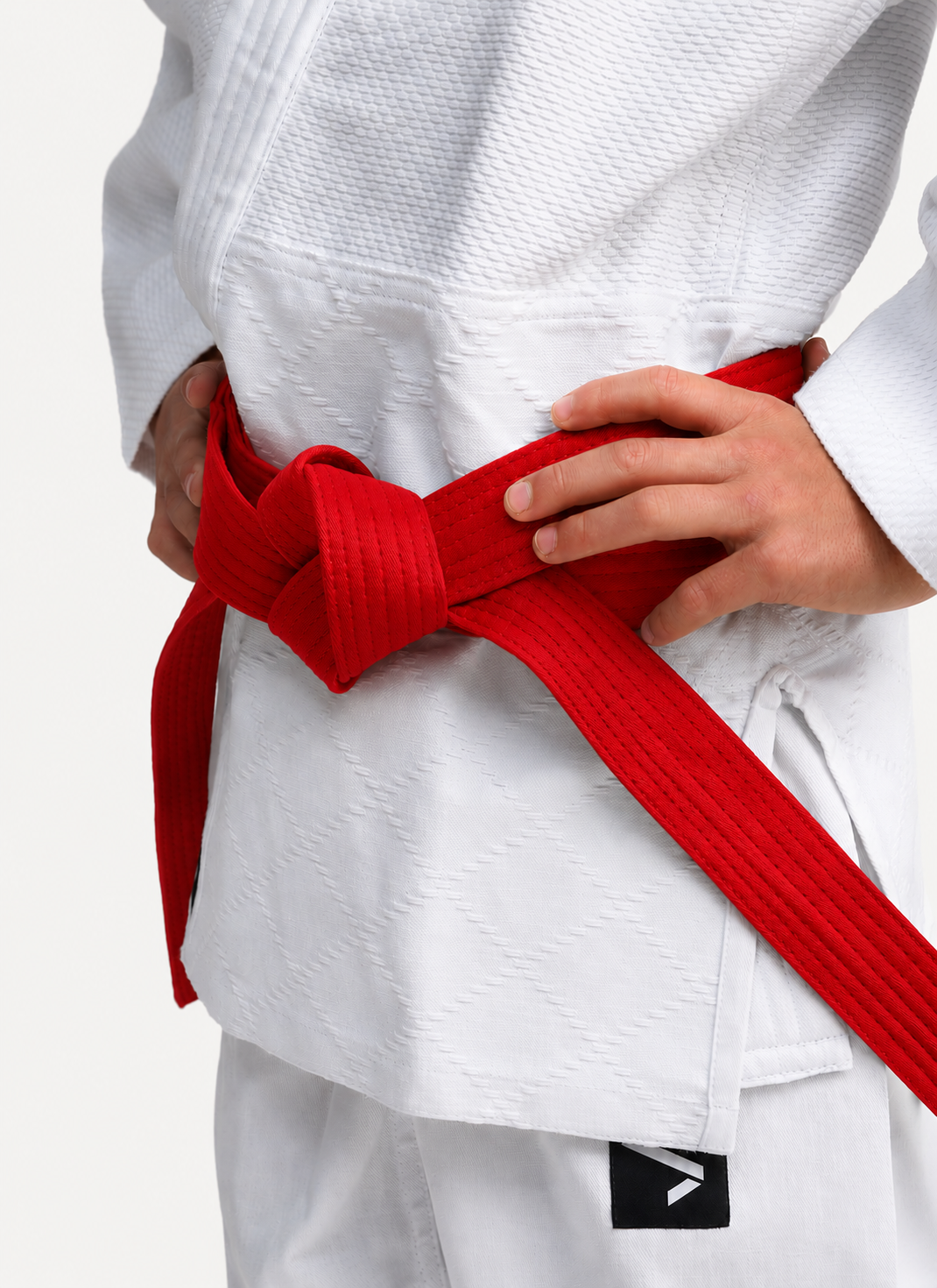 Червоний пояс для дзюдо IPPONGEAR, серія CLUB 2, довжина 240 см 5