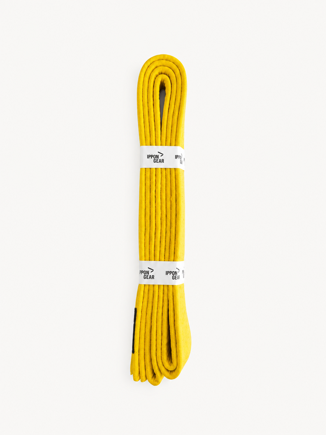 Жовтий пояс для дзюдо IPPONGEAR, серія CLUB 2, довжина 220 см 3