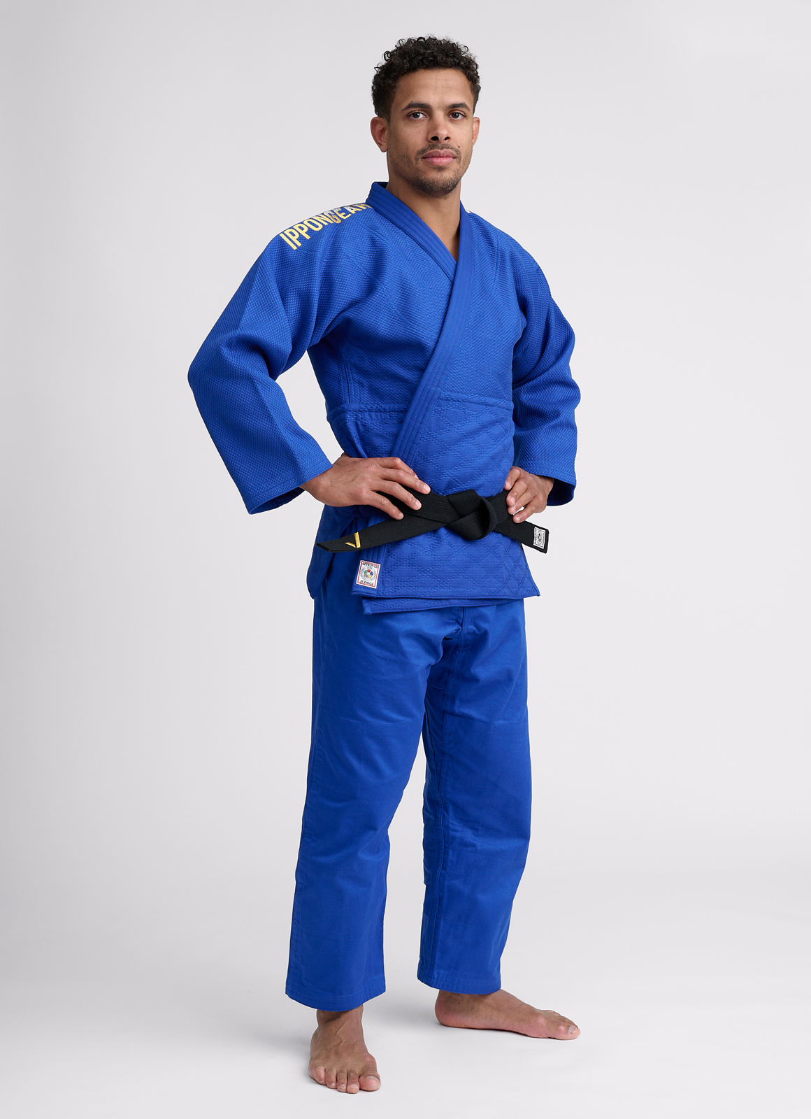 Кімоно для дзюдо ліцензійне IPPONGEAR, серія LEGEND 2 (IJF Approved), синє, розмір 160, Regular (прямий крій) 2