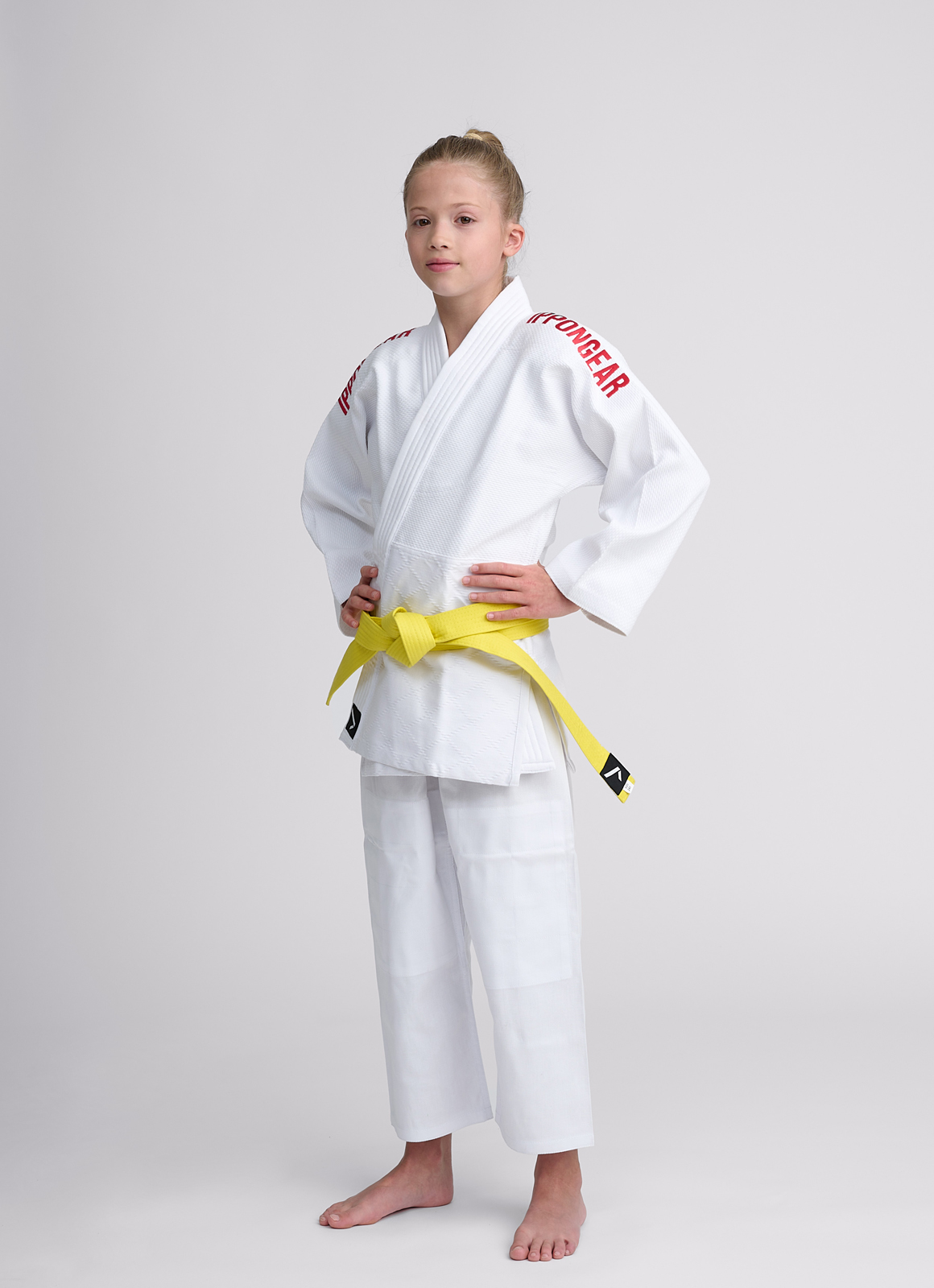 Кiмоно для дзюдо IPPON GEAR, серія NXT, біле, для дівчат, розмір 130 2