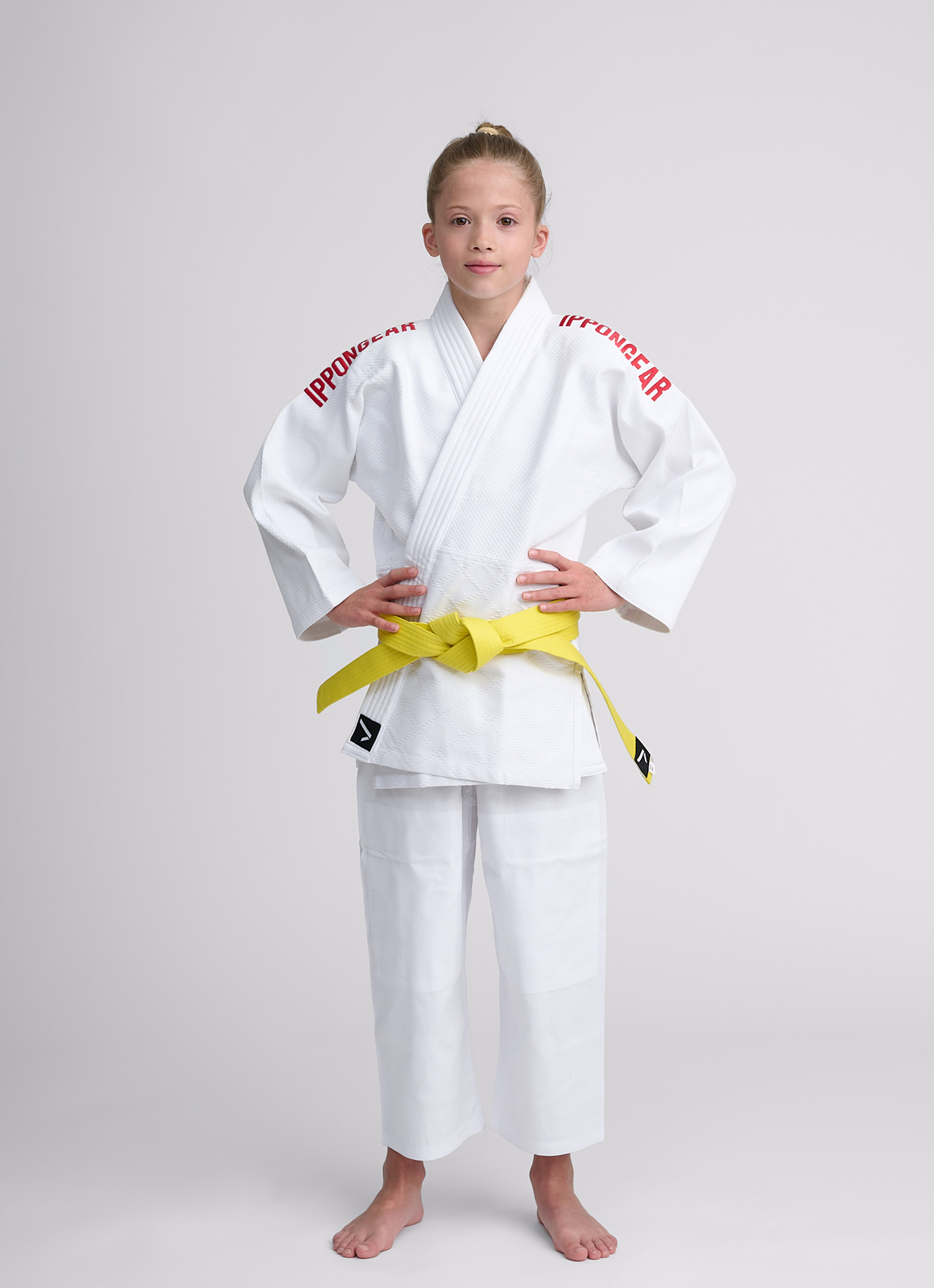 Кiмоно для дзюдо IPPON GEAR, серія NXT, біле, для дівчат, розмір 130 1