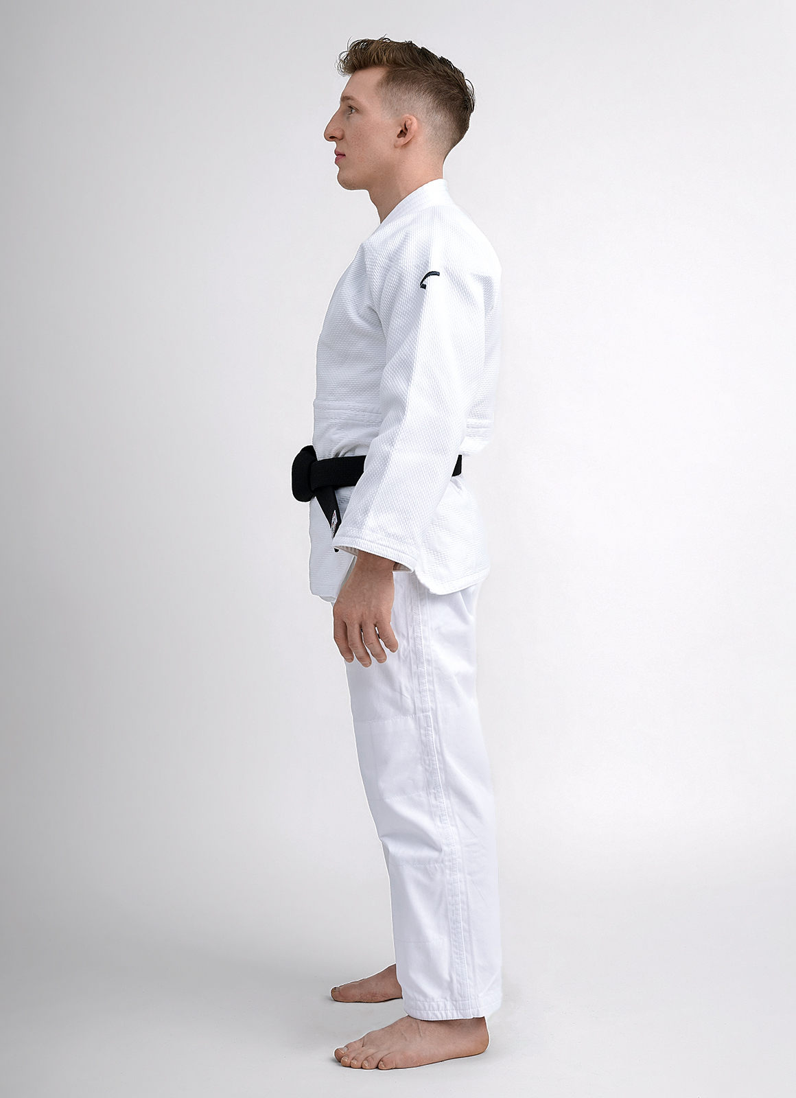 Кімоно для дзюдо тренувальне IPPONGEAR, серія ULTRALIGHT, біле, розмір 160, Slim Fit (приталений крій) 3