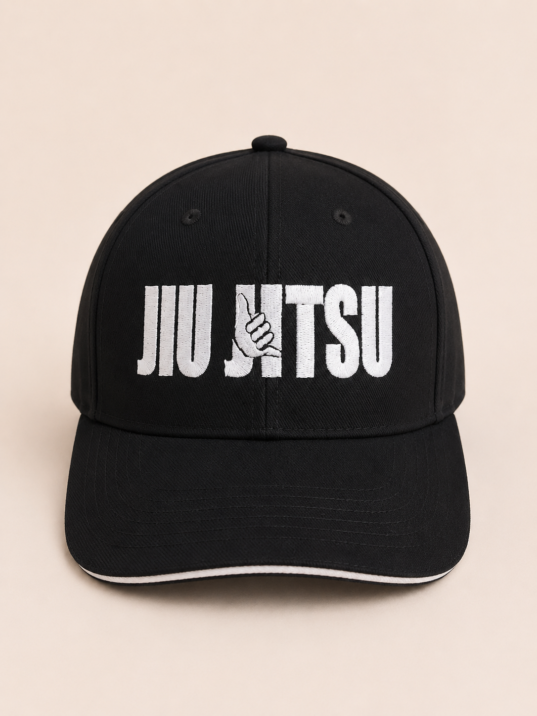 Чорна кепка/бейсболка TM KINTAYO з вишивкою JIU JITSU/ДЖИУ ДЖИТСУ, унісекс 1