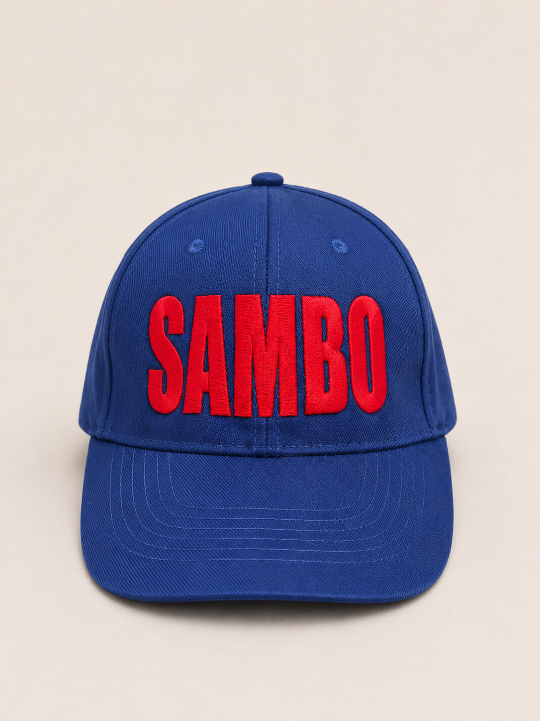 Синя кепка/бейсболка TM KINTAYO з вишивкою SAMBO/САМБО, унісекс 1
