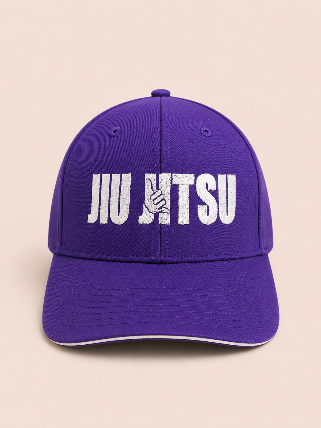 Фіолетова кепка/бейсболка TM KINTAYO з вишивкою JIU JITSU/ДЖИУ ДЖИТСУ, унісекс 1