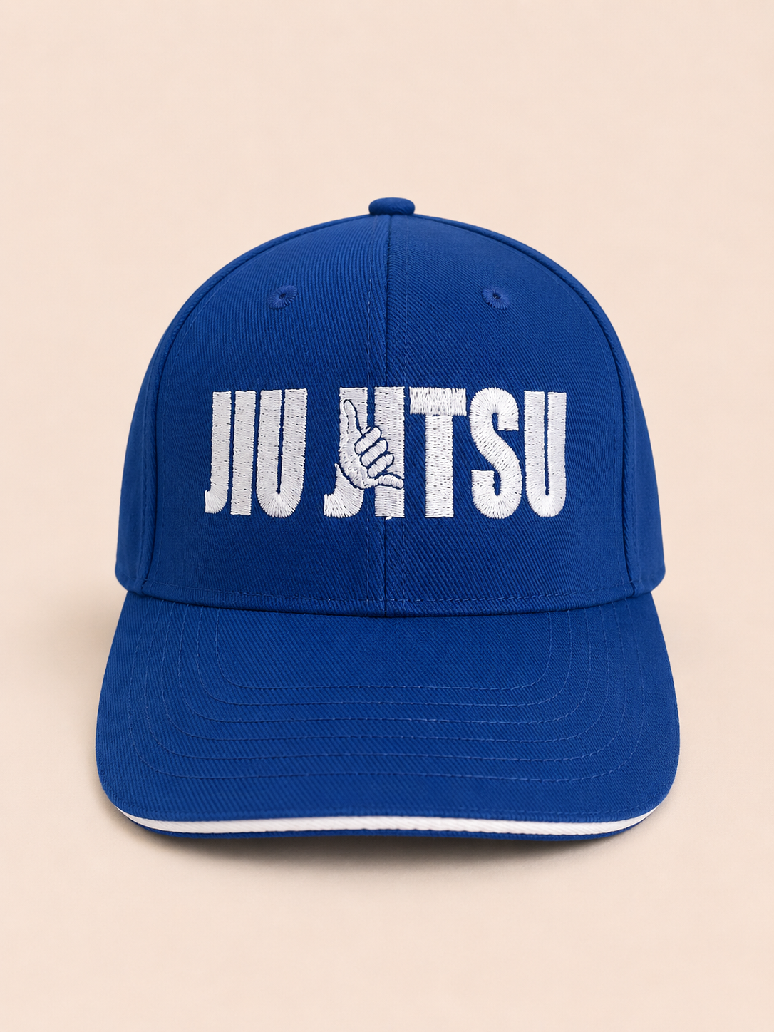 Синя кепка/бейсболка TM KINTAYO з вишивкою JIU JITSU/ДЖИУ ДЖИТСУ, унісекс 1