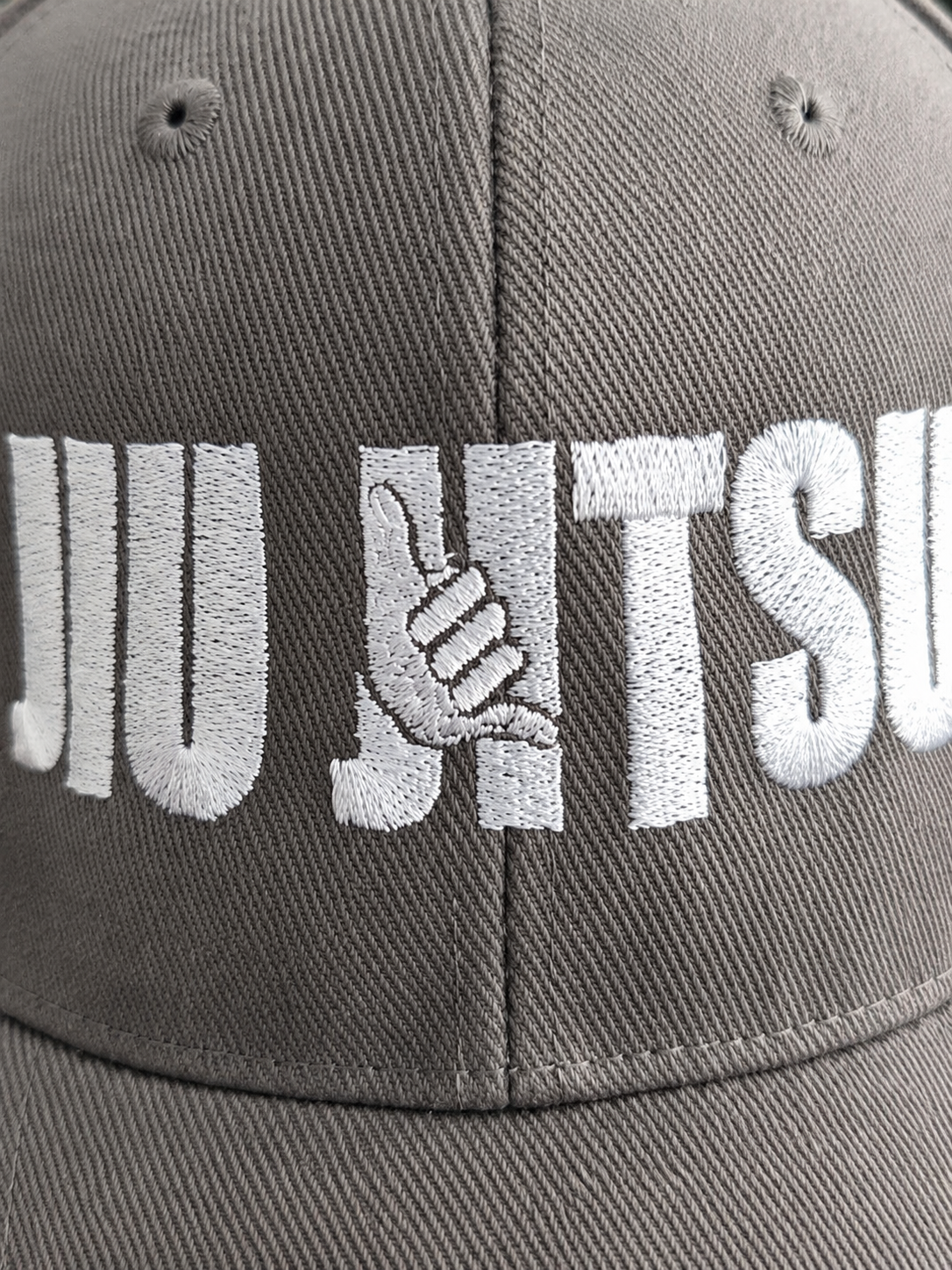 Сіра кепка/бейсболка TM KINTAYO з вишивкою JIU JITSU/ДЖИУ ДЖИТСУ, унісекс 5