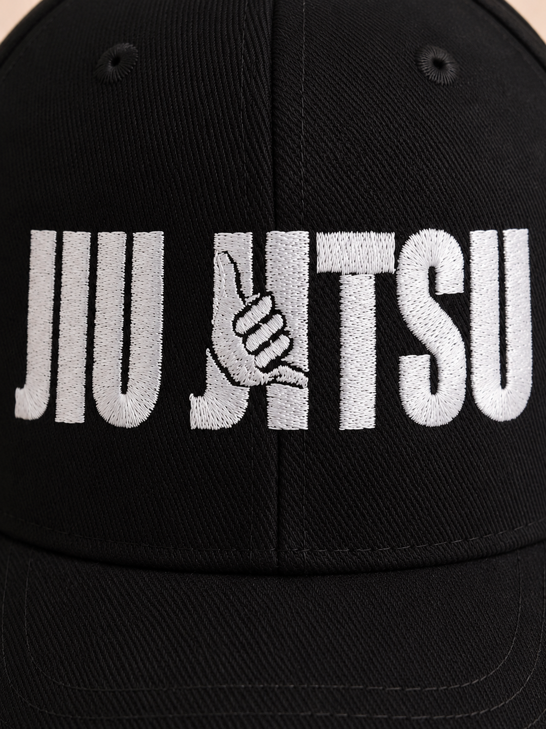 Чорна кепка/бейсболка TM KINTAYO з вишивкою JIU JITSU/ДЖИУ ДЖИТСУ, унісекс 5