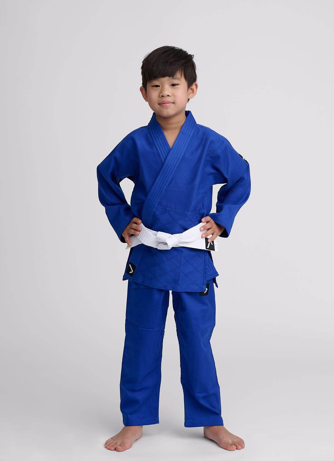 Синє дитяче кімоно для дзюдо IPPON GEAR FUTURE 2, 120 см 1