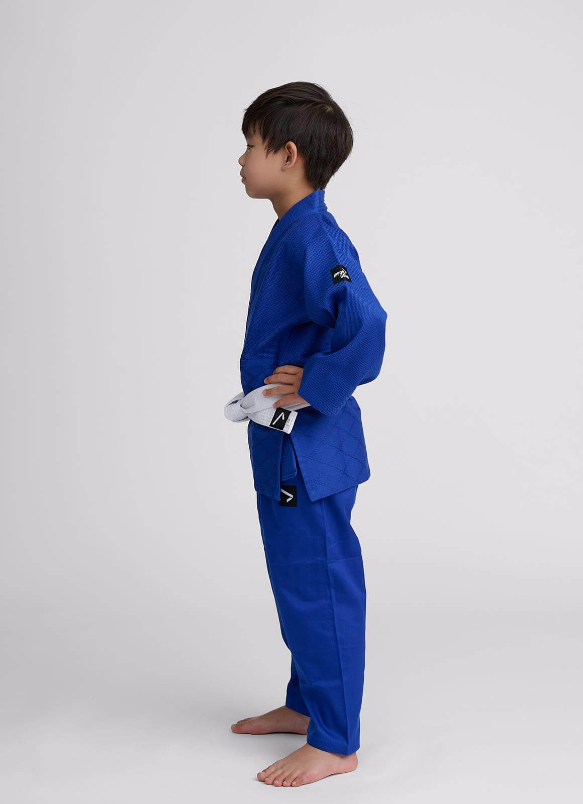 Синє дитяче кімоно для дзюдо IPPON GEAR FUTURE 2, 120 см 3