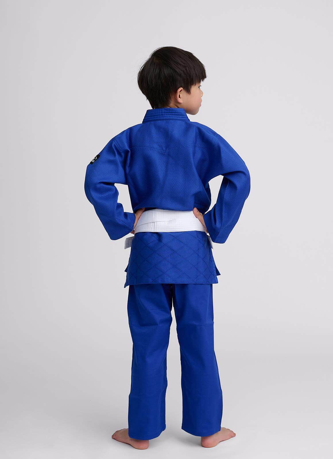 Синє дитяче кімоно для дзюдо IPPON GEAR FUTURE 2, 120 см 4