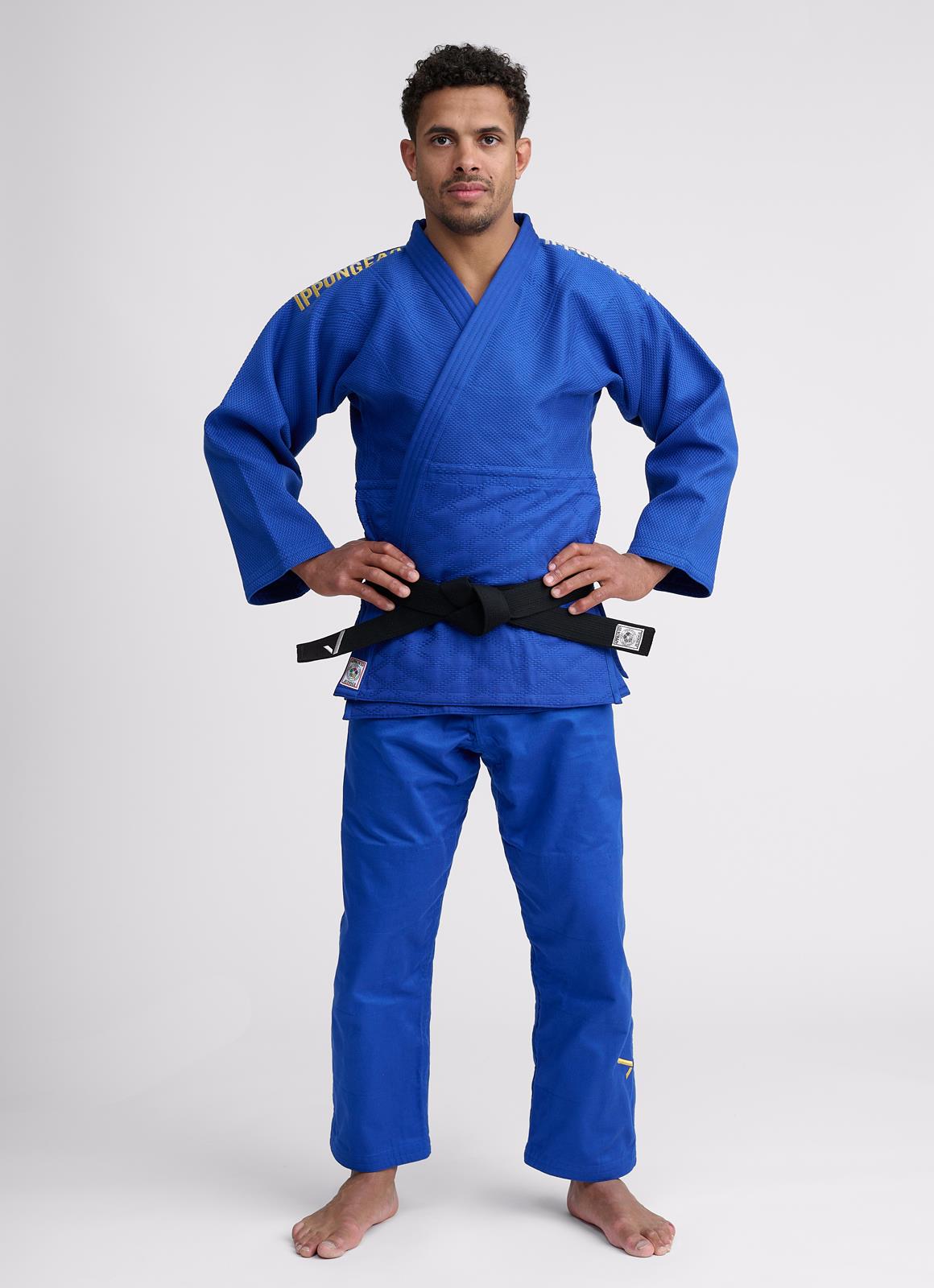 СИНЄ ЛІЦЕНЗІЙНЕ КІМОНО ДЛЯ ДЗЮДО IPPON GEAR LEGEND 2 (APPROVED IJF) 185 Regular 1