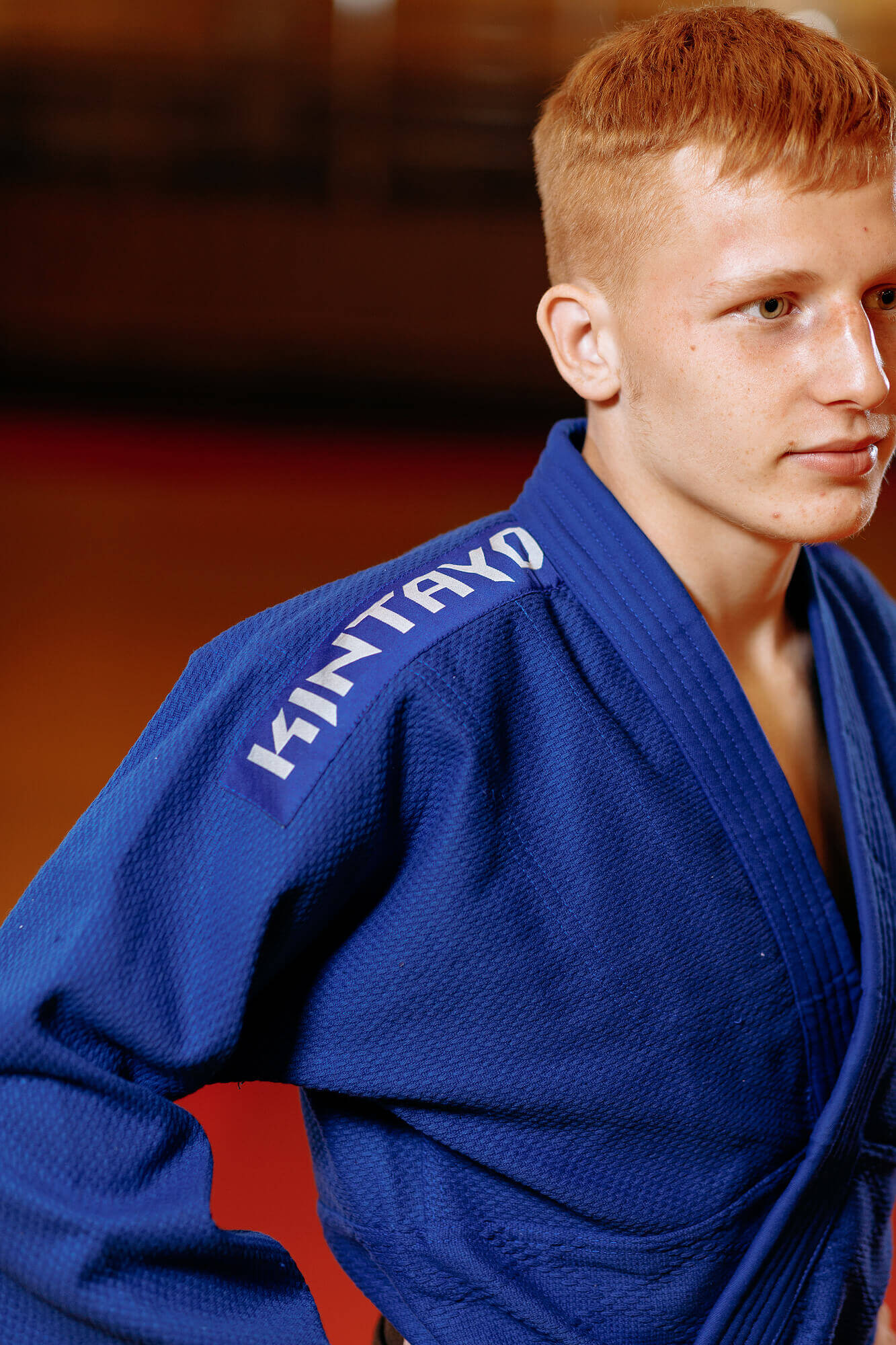 Кімоно для дзюдо синє, TM "Kintayo" Yuko, 190 зріст, щільність 450 гр/м.кв. 4