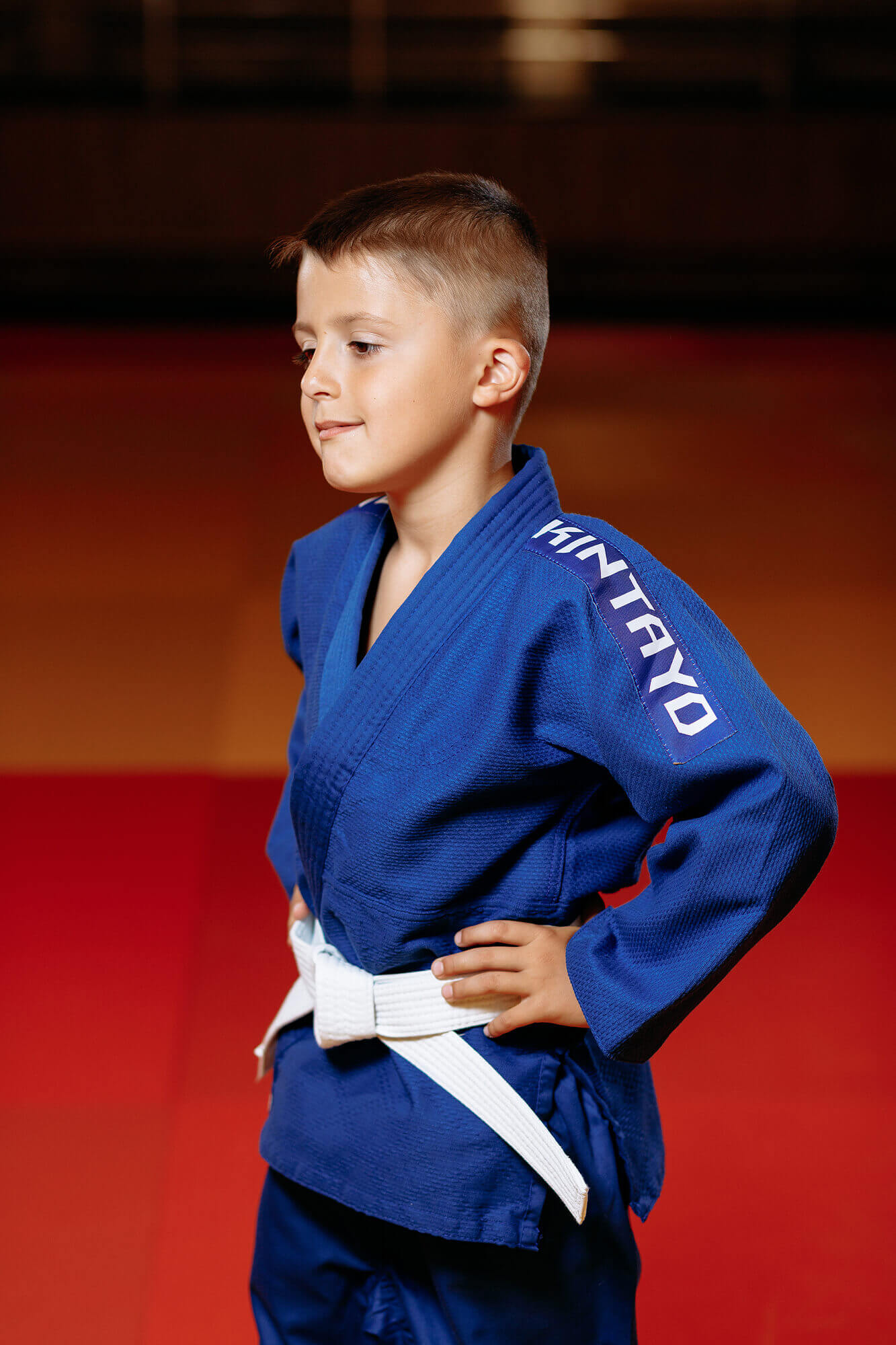 Кімоно для дзюдо синє, TM "Kintayo" Koka, 120 зріст, щільність 350 гр/м.кв 2
