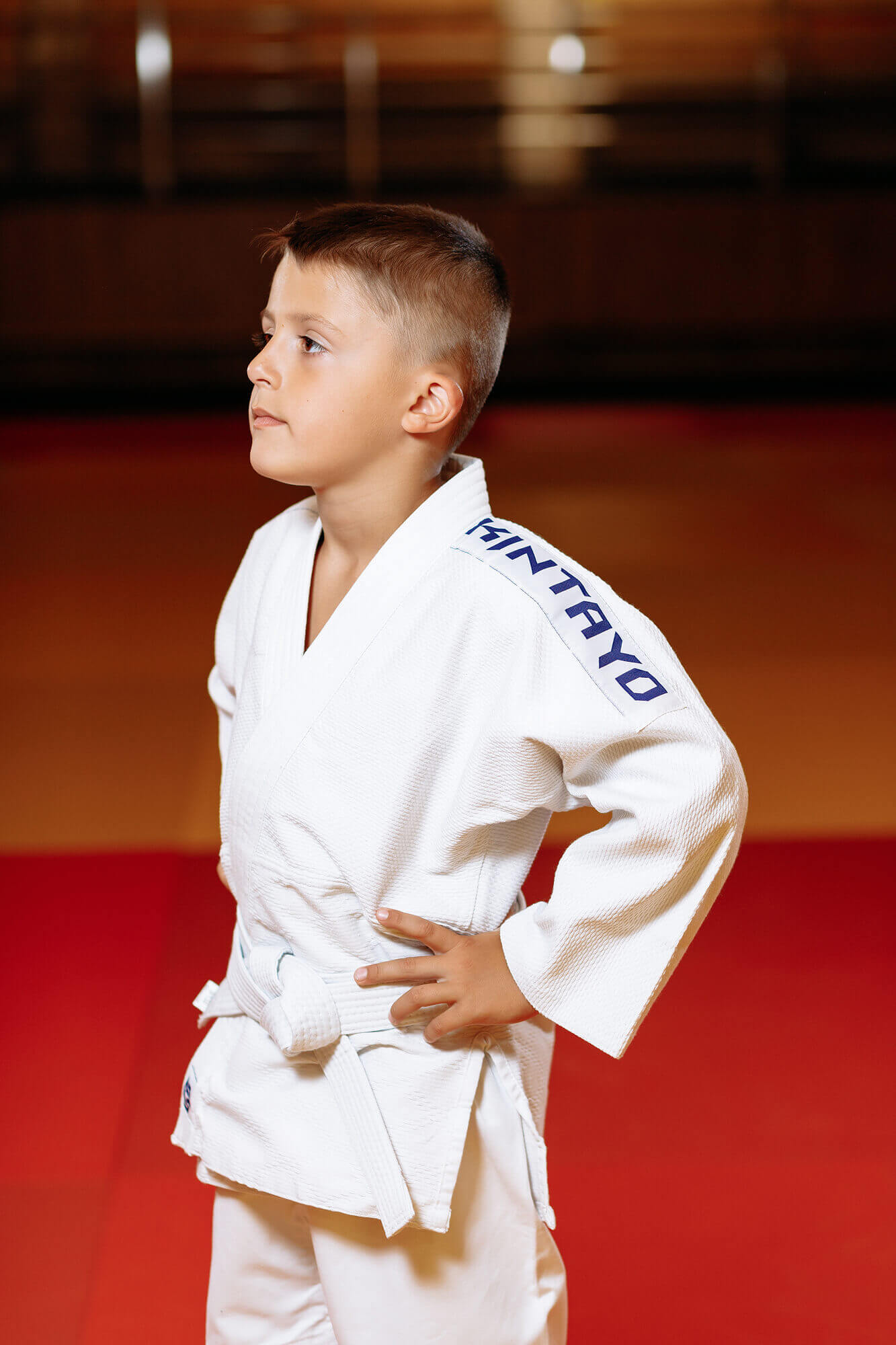 Кімоно для дзюдо біле, TM "Kintayo" Koka, 110 зріст, щільність 350 гр/м.кв. 2