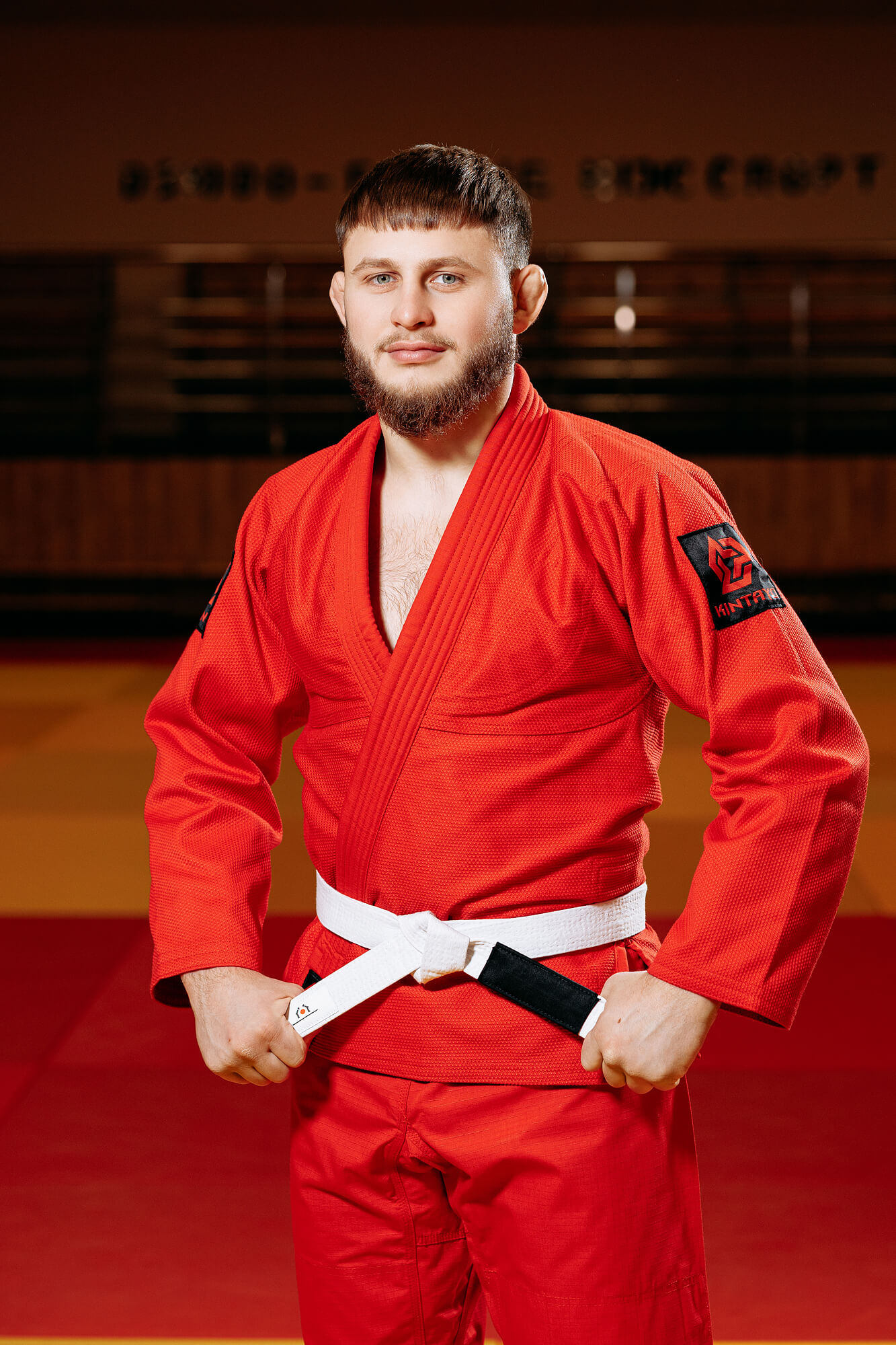 Кімоно для джиу - джитсу червоне, TM "Kintayo", 190 зріст, щільність 450 гр/м.кв. 2